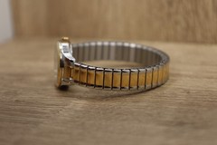 Caravelle Women’s Traditional Quartz Two Tone Steel Watch 24mm 45L177 New Bat