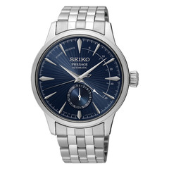 Seiko Presage Full Stainless Steel 40.5 MM Automatic Blue Dial Watch SSA347J1