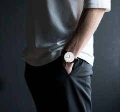 AGEN KGEN Mens Watches Ultra-Thin Minimalist Waterproof Fashion Simple Busine…