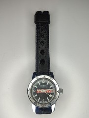 Vintage Endura Calendar 36mm Diver Style Orange Stripe Dial Project Watch