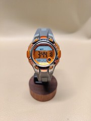 Armitron Pro-Sport 45/7054 Womens Digital Chronograph Gray & Orange Watch
