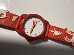 Museo Del Prado Children’s Red Animal Quartz Watch Vintage Working