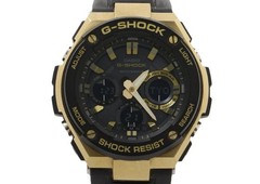 CASIO Watch G SHOCK G STEEL GST W100 Series GST W100G Black Resin Stainless Stee
