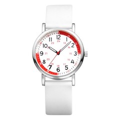 Men Women Easy Reader 24H/12H Dial Silicone Band Pulse Calculation Medical Watch