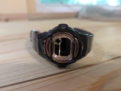 Casio Black And Rose Gold Baby G Shock Women’s Watch