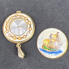 Vtg William Wise & Sons By Robert Ronnel Swiss Manual Wind Pocket Watch Pendant