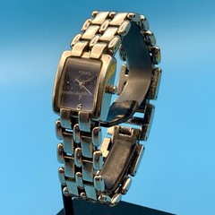 FOSSIL F2 ES-8930 Women’s Tank Quartz Bracelet Wristwatch Working New Battery