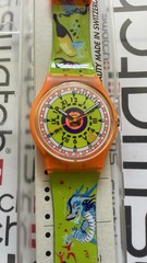 Swatch Singapore Millennium GO101C Standard Gents 34mm Box Excellent Condition